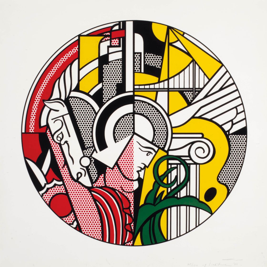 Roy Lichtenstein — Плакат из музея Соломона Р. Гуггенхайма (Кортлетт, 83)