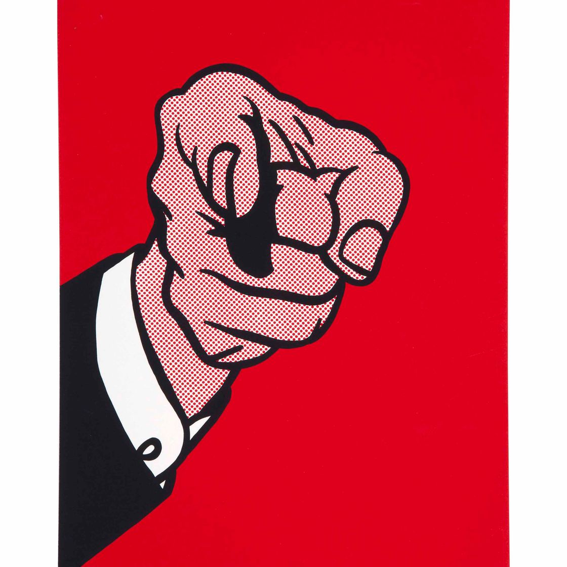 Roy Lichtenstein — "Указывающий палец" из Нью-Йоркской коллекции для Стокгольма