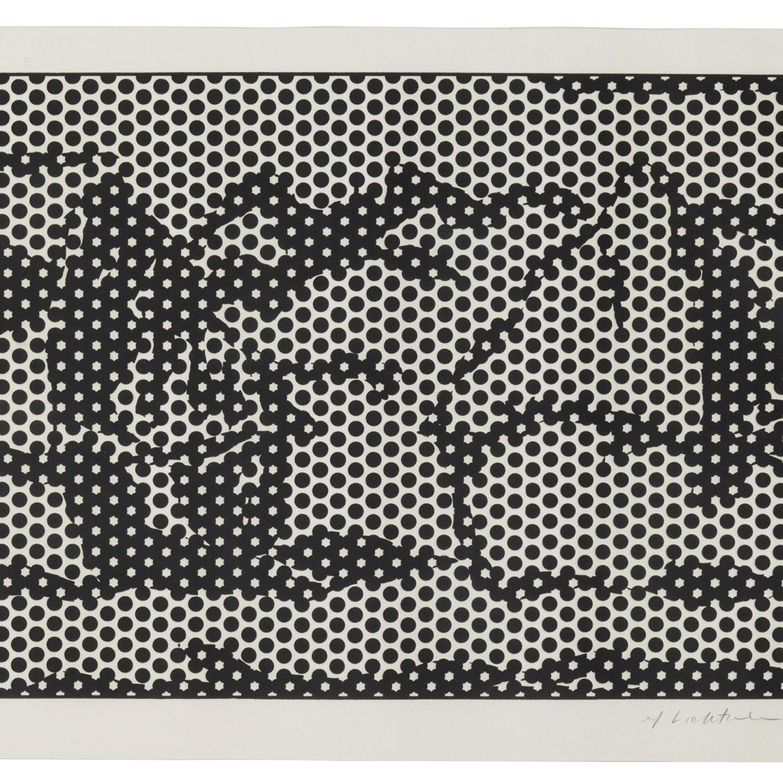 Roy Lichtenstein — Стог сена №7, из серии "Стог сена"
