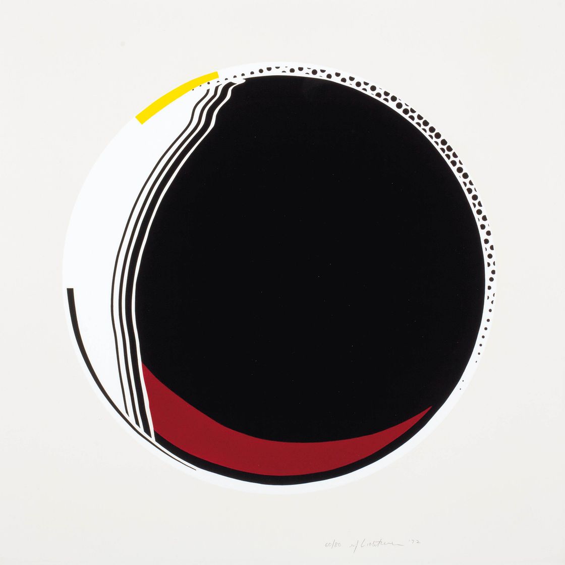 Roy Lichtenstein — Зеркало №4 из серии Mirror (C. 109; G. 385)
