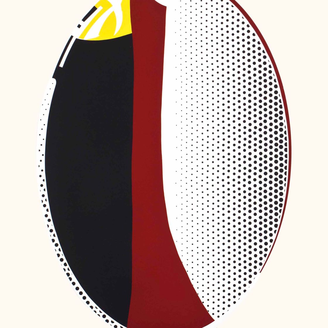 Roy Lichtenstein — Зеркало №6, из серии Mirror