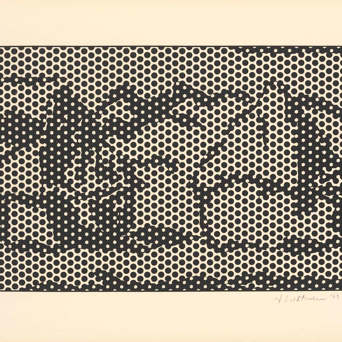 Roy Lichtenstein — Стог сена №7, из серии "Стог сена"
