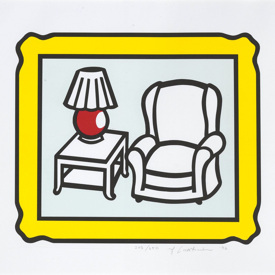 Roy Lichtenstein — Красная лампа (C. 279)