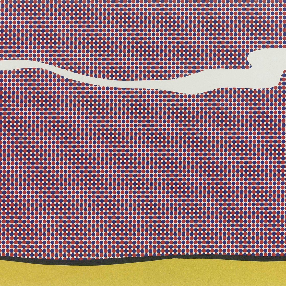 Roy Lichtenstein — Пейзаж I, из книги "Десять пейзажей" (С. 51)
