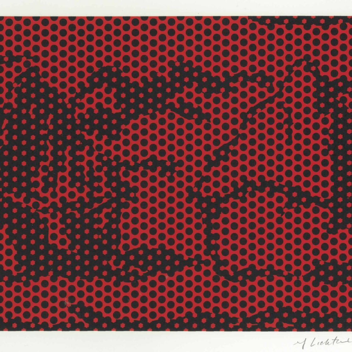 Roy Lichtenstein — Серия "Стога сена" : один принт