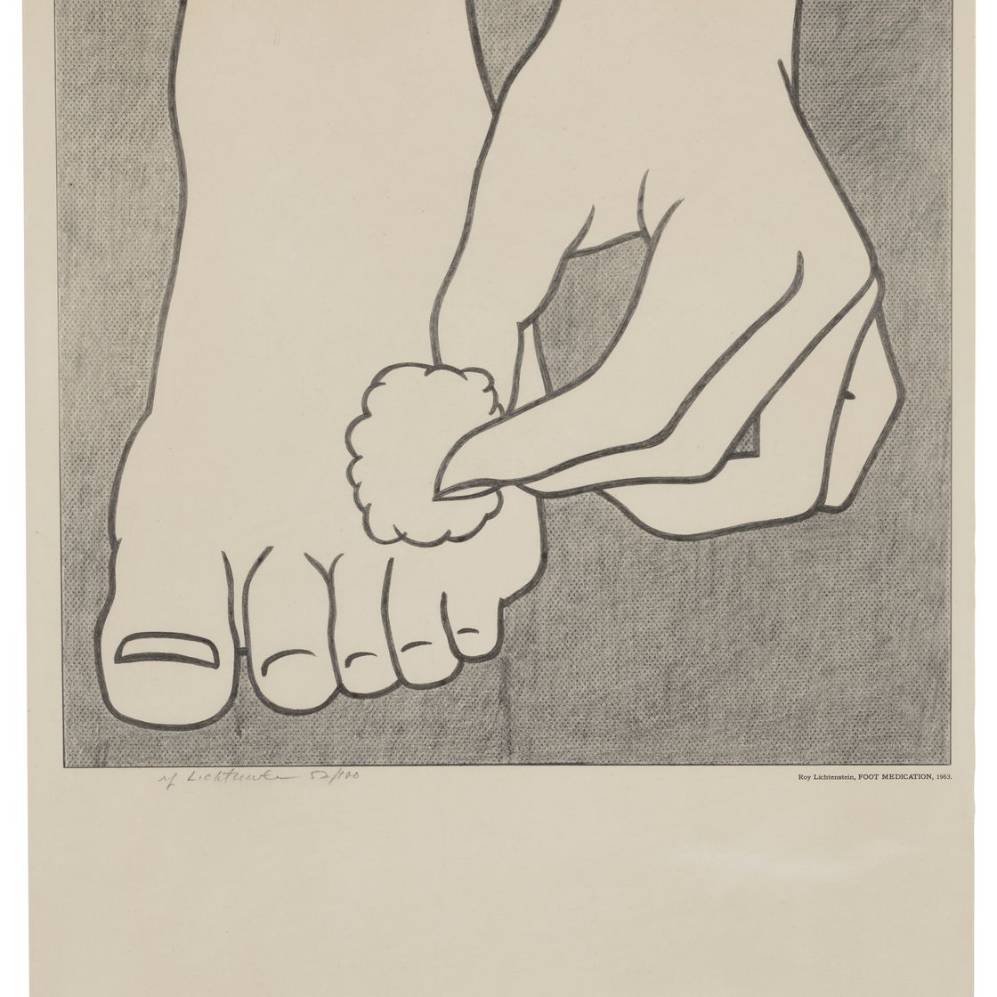 Roy Lichtenstein — Плакат с лекарствами для ног