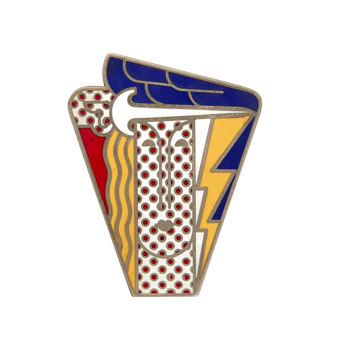 Roy Lichtenstein — Современная брошь в виде головы, изображение 1