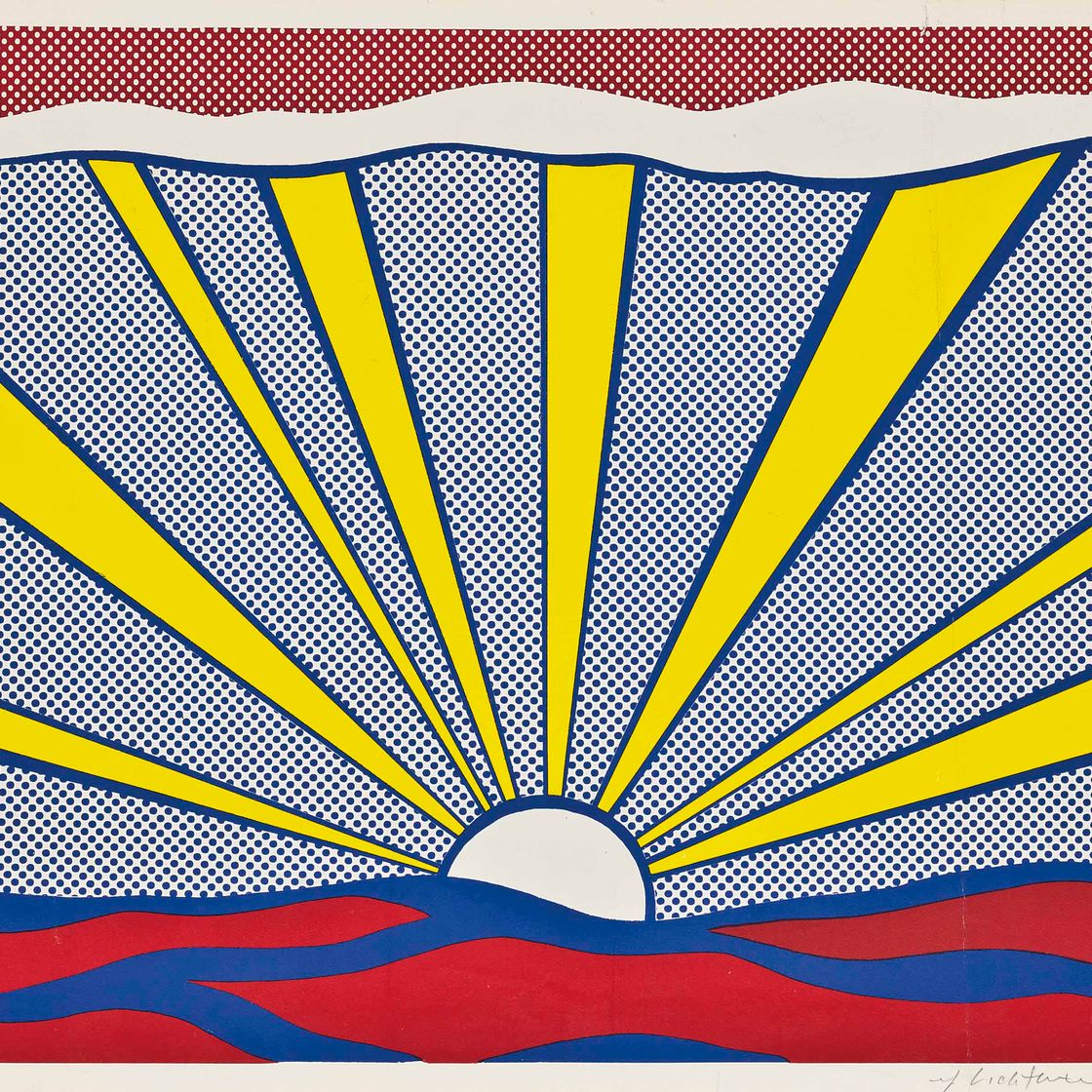 Roy Lichtenstein — Восход солнца (Корлетт II.7)