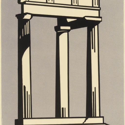 Roy Lichtenstein — Храм (Корлетт II.3)