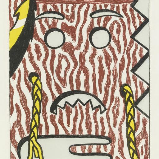 Roy Lichtenstein — Голова с косичками (С. 168)