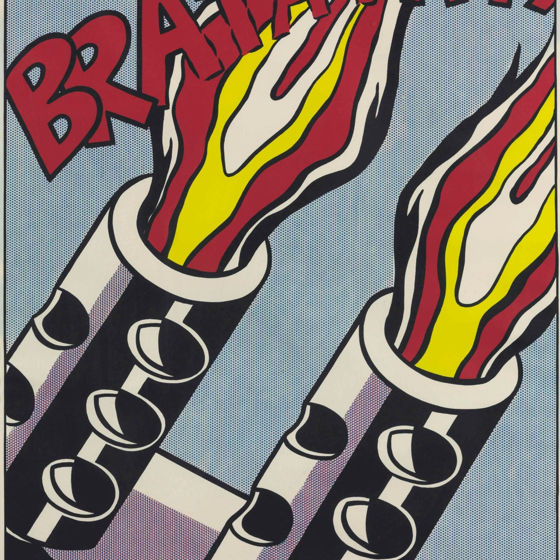 Roy Lichtenstein — Когда я Открыл огонь, Плакат