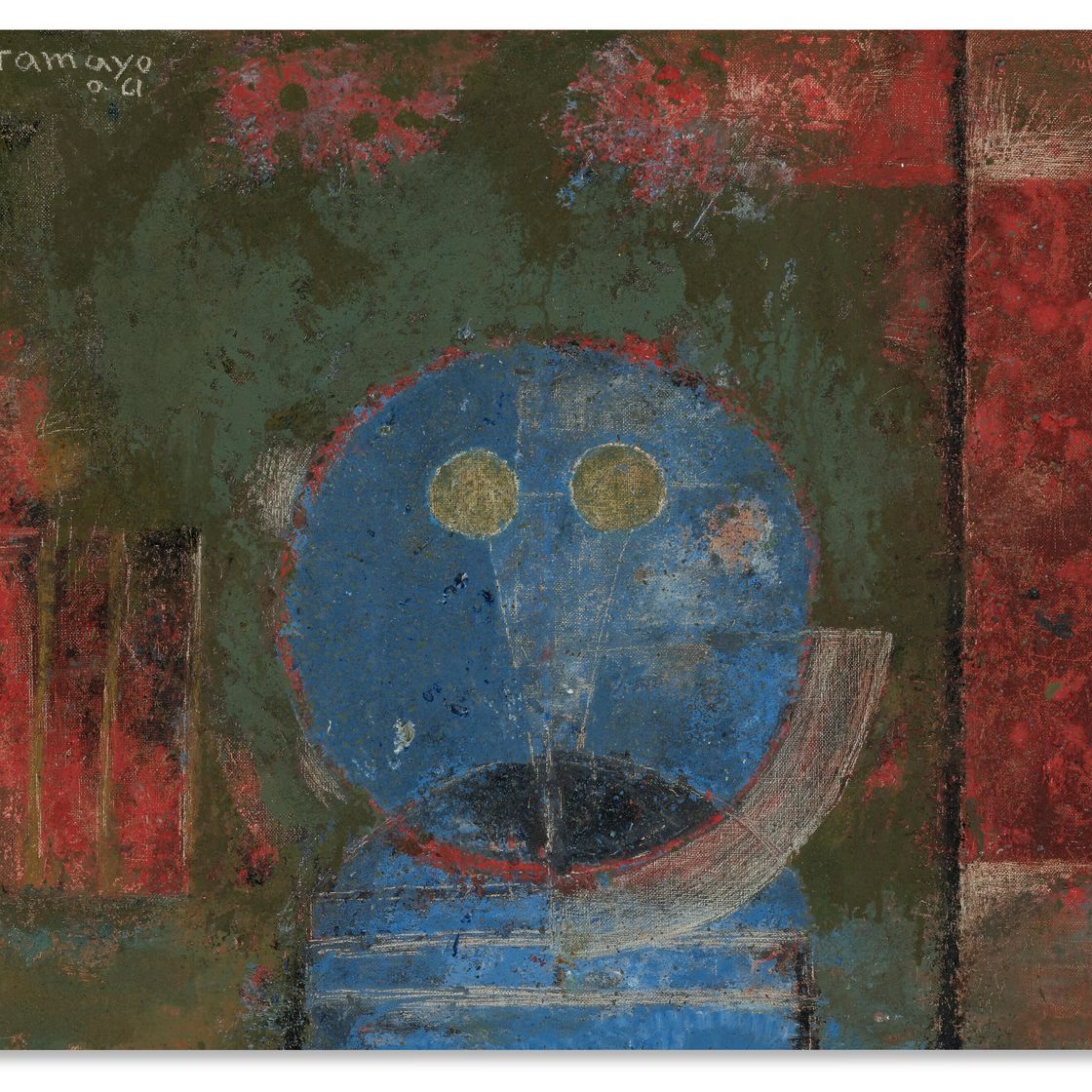 Rufino Tamayo — "Голова в синем" (также называется "Фантазия " ), изображение 1