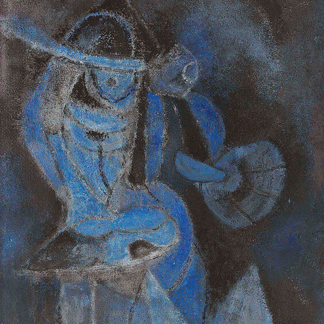 Rufino Tamayo — Женщина и луна (также известная как Женщина в ночи )