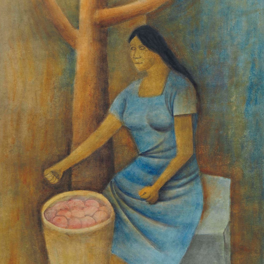 Rufino Tamayo — Торговка фруктами (также известная как женщина с канастой мансанас)