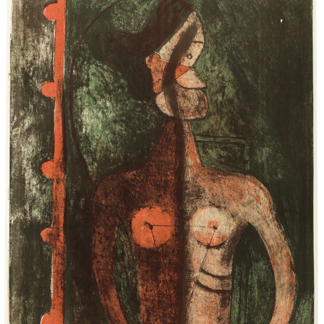 Rufino Tamayo — Мухерес : 16 тарелок, изображение 3