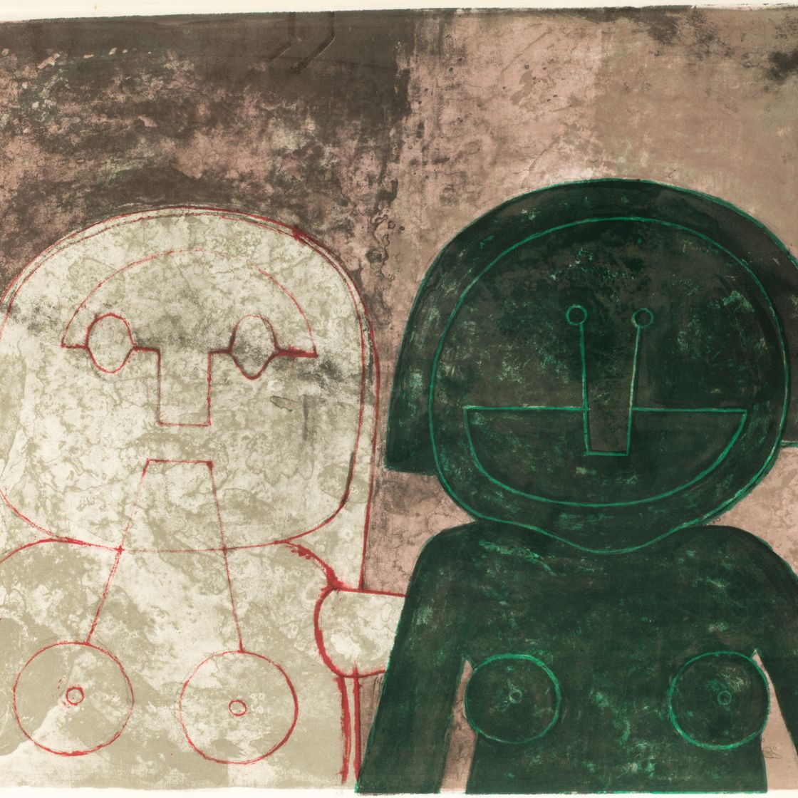 Rufino Tamayo — Мухерес : 16 тарелок, изображение 4