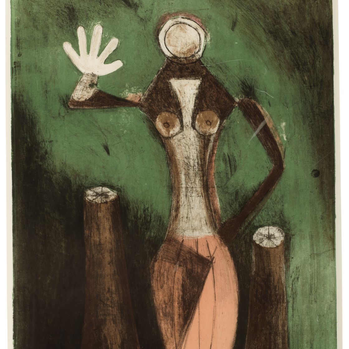 Rufino Tamayo — Мухерес : 16 тарелок, изображение 9