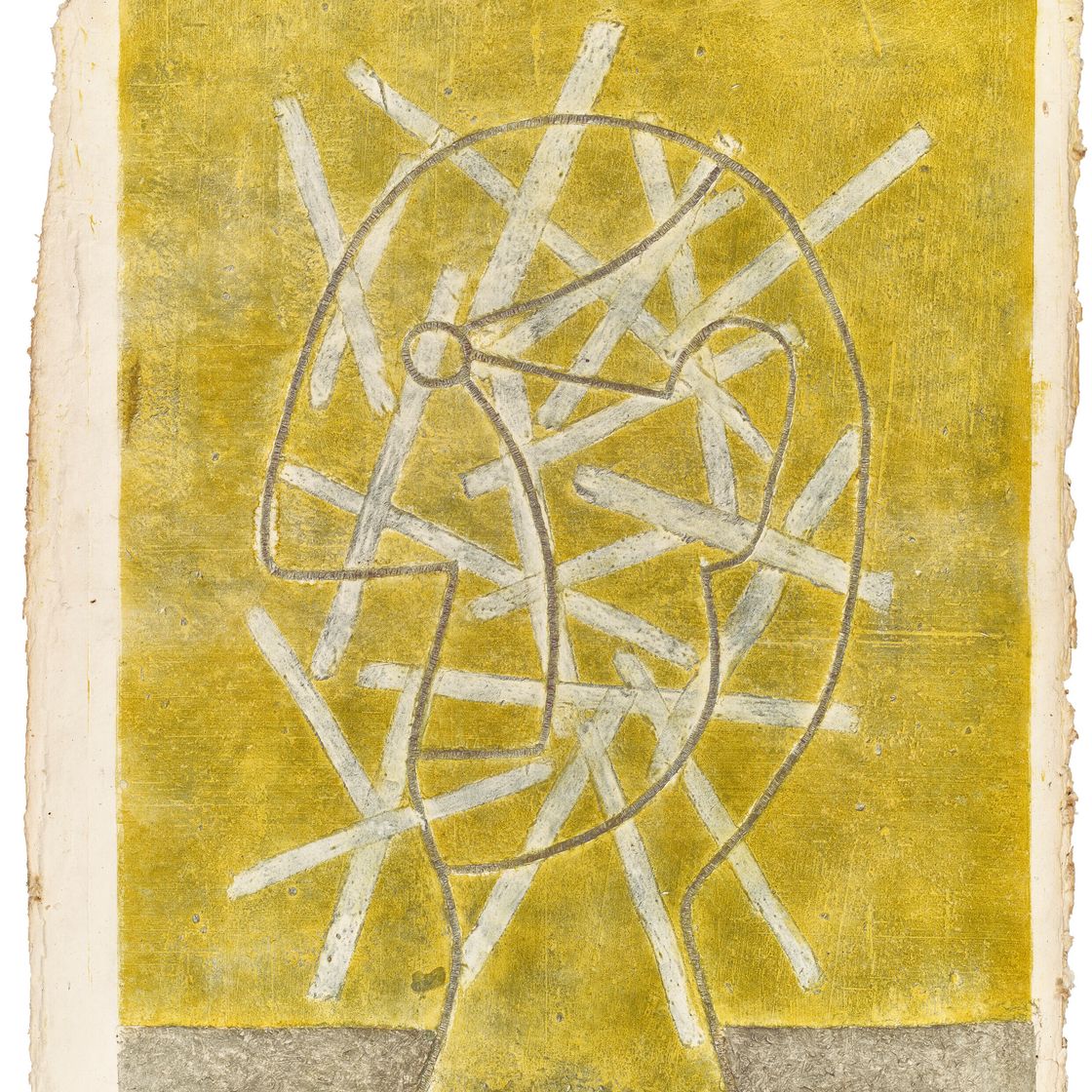 Rufino Tamayo — Профиль в желтом цвете / Perfil en Amarillo