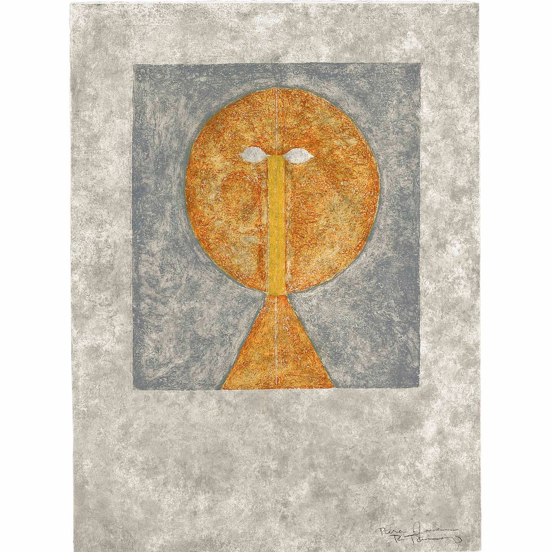 Rufino Tamayo — Кабеза-ан-ла-Вентана, от: Руфино Тамайо, 8 агуафуэртес