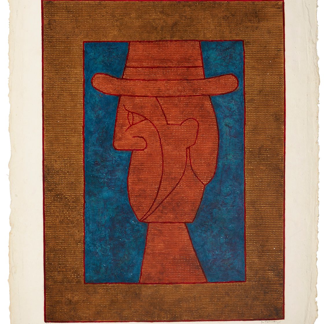 Rufino Tamayo — Профиль в шляпе