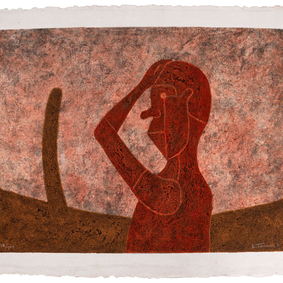 Rufino Tamayo — Бусто-эн-Рохо