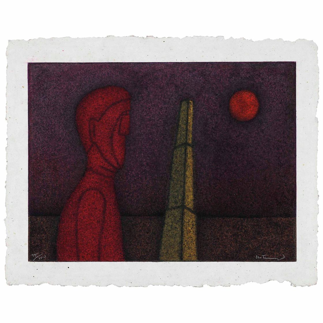 Rufino Tamayo — Фигура в Рохо
