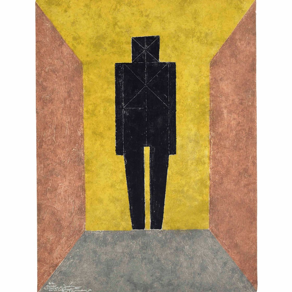 Rufino Tamayo — Фигура в негритянском стиле, от: Руфино Тамайо, 15 агуафуэртес