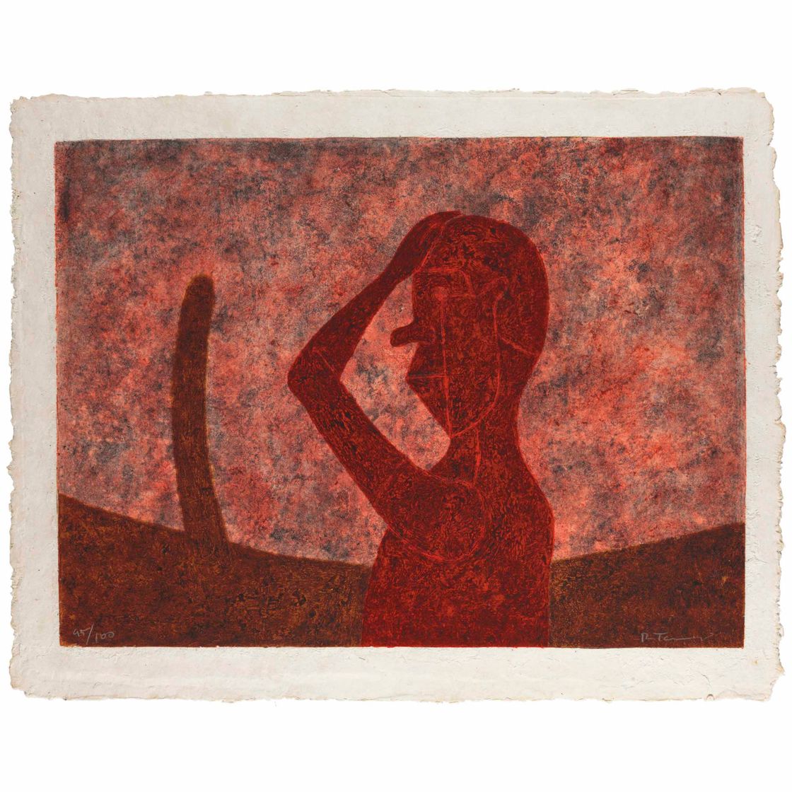 Rufino Tamayo — Бусто-эн-Рохо