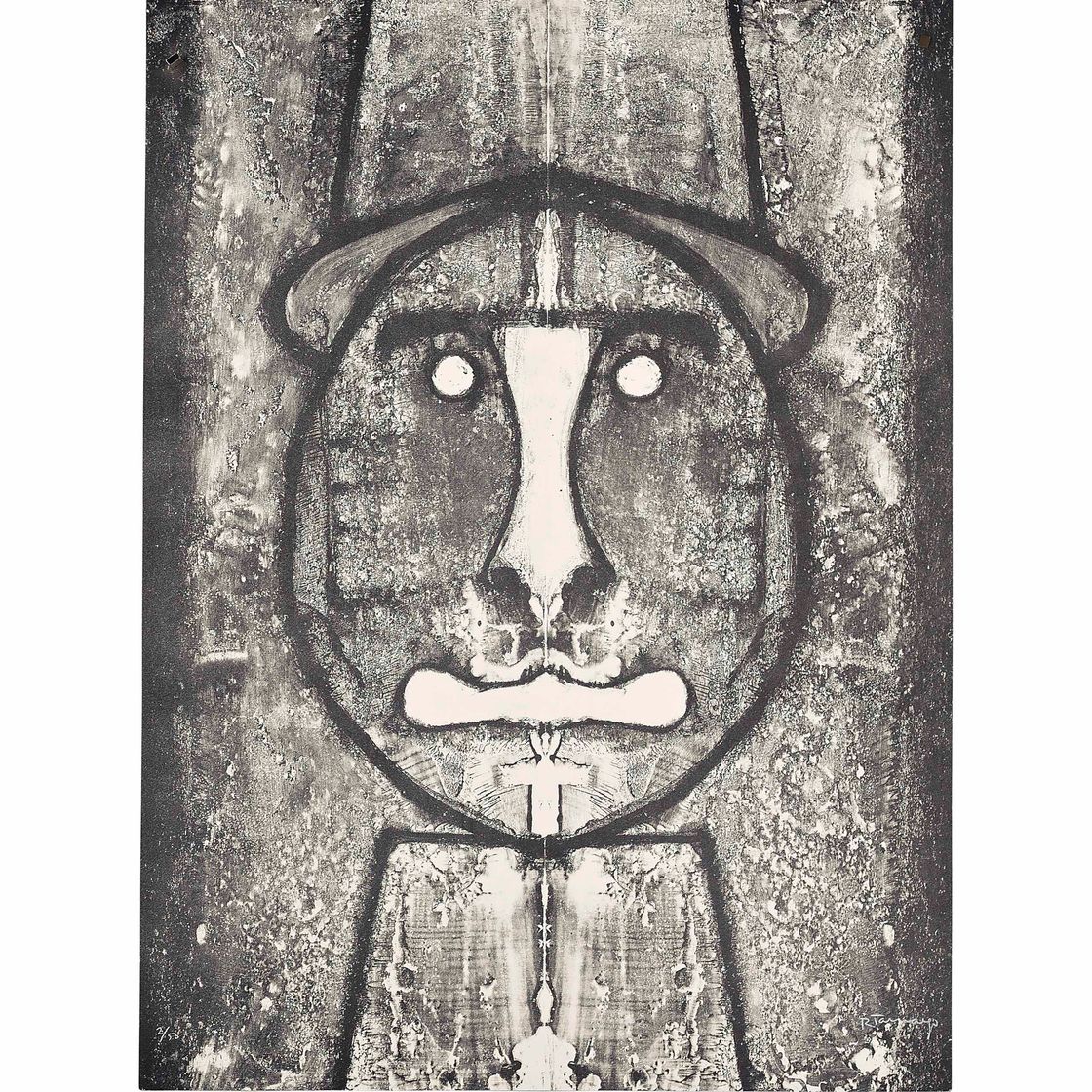 Rufino Tamayo — Кабеса-ан-Рохо, от: Руфино Тамайо, 15 литографий