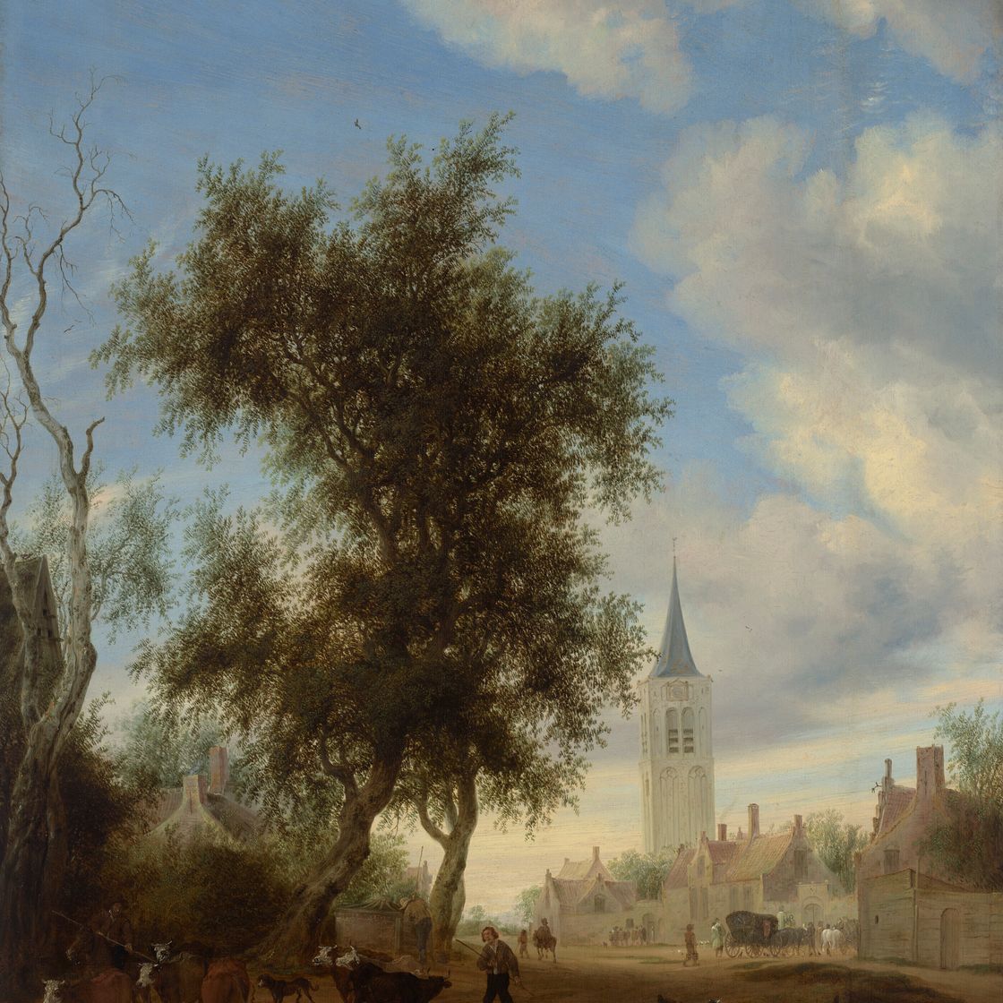 Salomon Van Ruysdael — Вид на Бевервейк, изображение 1