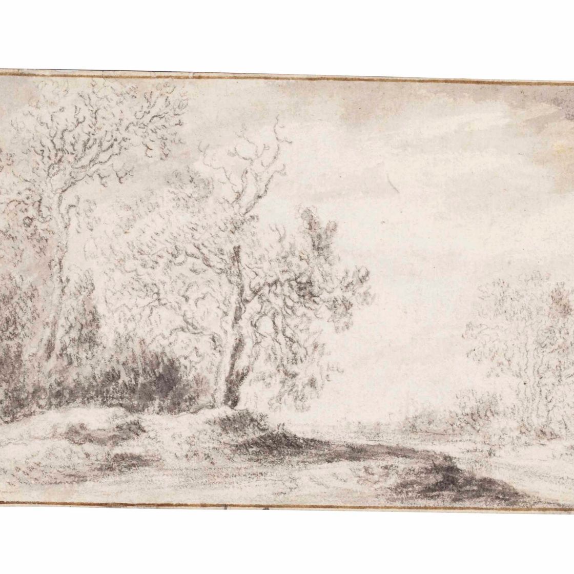 Salomon Van Ruysdael — Проселочная дорога с деревьями; и дюнный пейзаж с деревьями (рис. 11)