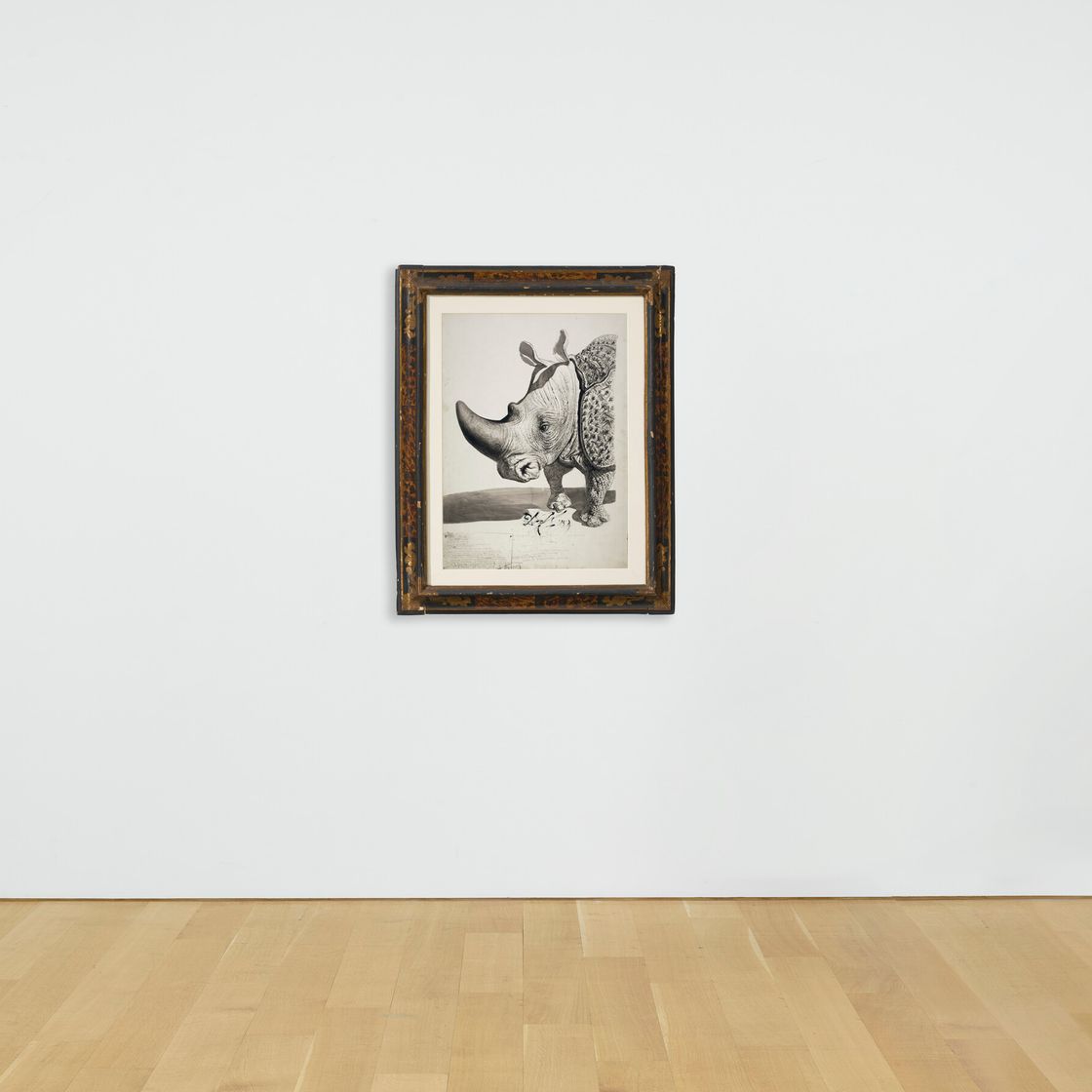 Salvador Dalí — Носорог (прямая сторона); Этюд для носорога (оборотная сторона), изображение 5