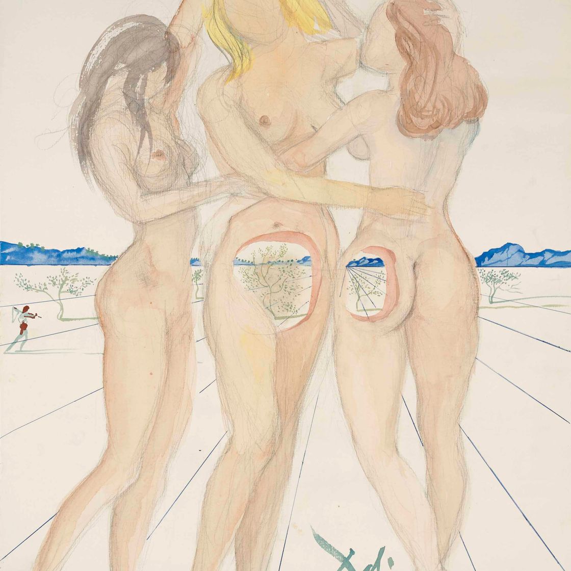 Salvador Dalí — Три грации