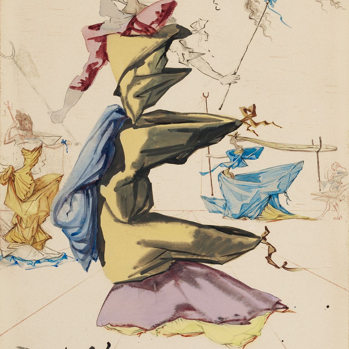 Salvador Dalí — Трое женщин, изображение 1