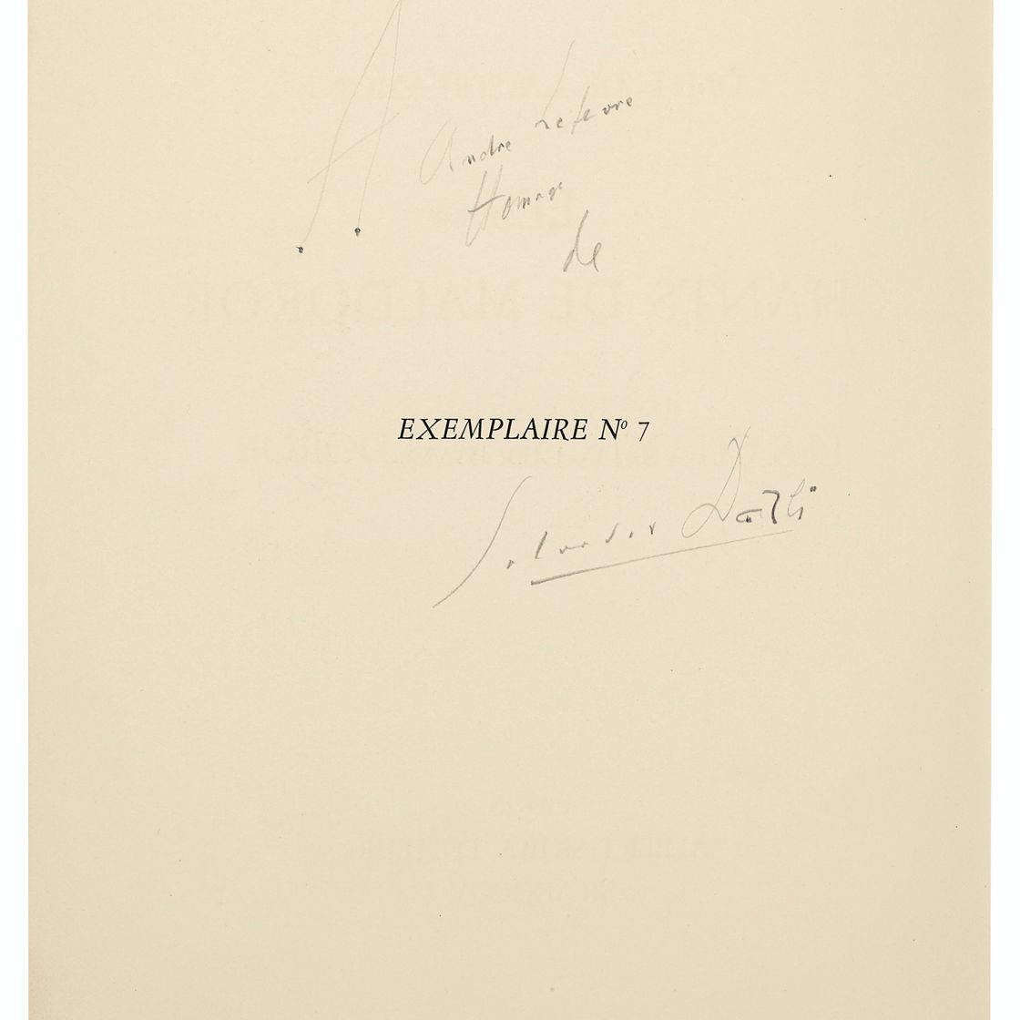 Salvador Dalí — Лотреамон, "Песни Мальдорора", Альбер Скира, Париж, 1934, изображение 2