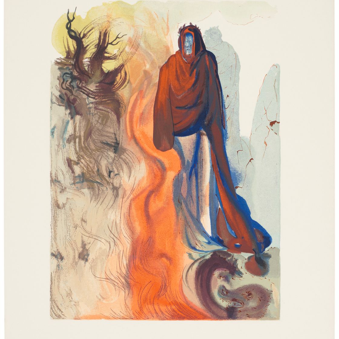 Salvador Dalí — "Божественная комедия" (The Divine Comedy), Художественное издание Les Heures Claires, Париж, изображение 11