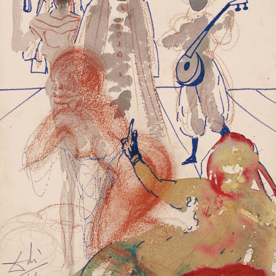 Salvador Dalí — Танцовщица, преданная султану