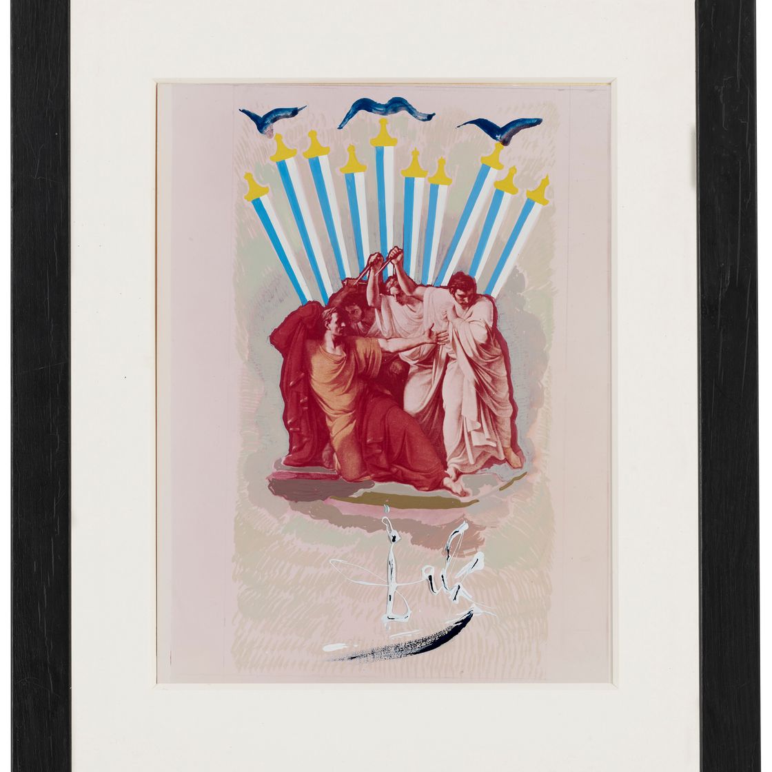 Salvador Dalí — Дикс (10) д'Эпе, тайный копатель, проект для новой карты "Вселенная Таро Сальвадора Дали", изображение 2