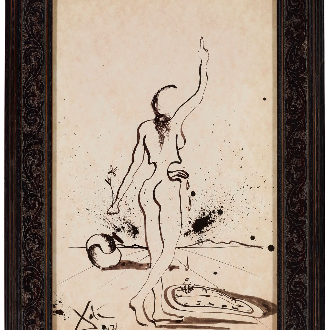 Salvador Dalí — Женщина со скрипичными бедрами, изображение 2