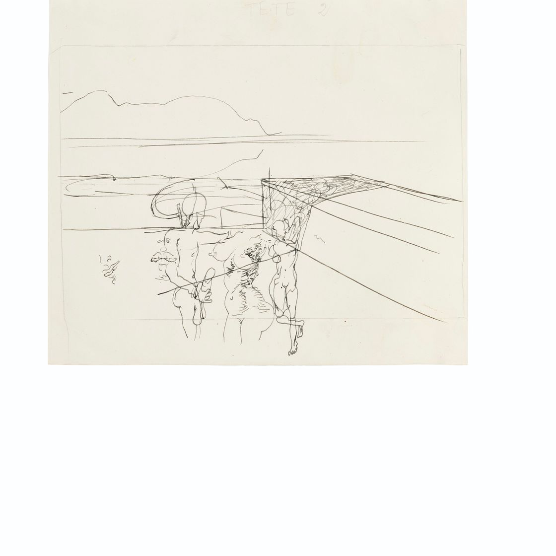 Salvador Dalí — Жорж Гюгне, Онан, "Сюрреалистические чтения", Париж, 1934, изображение 2