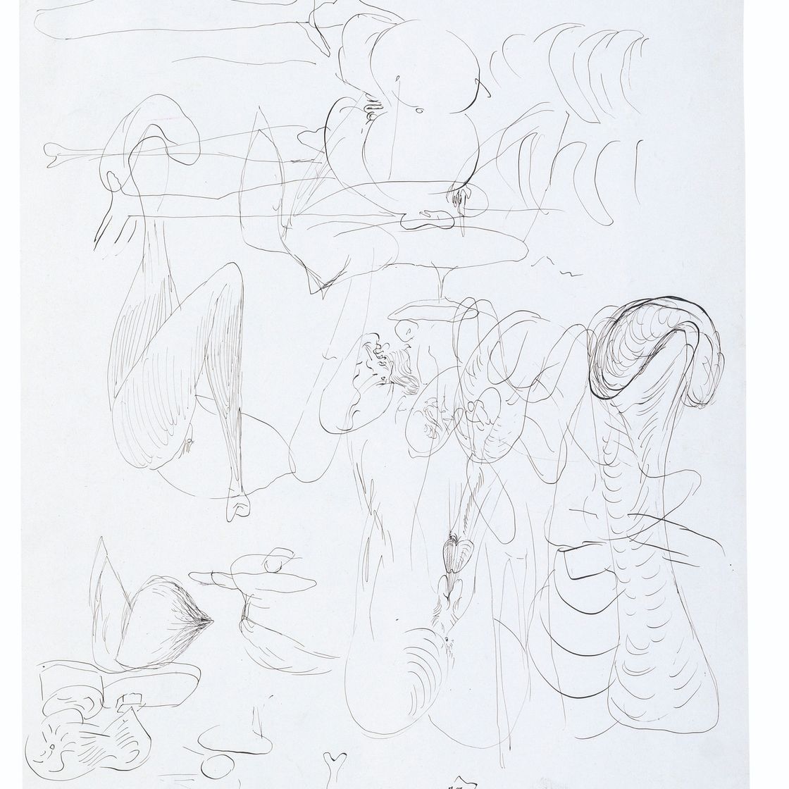 Salvador Dalí — Жорж Гюгне, Онан, "Сюрреалистические чтения", Париж, 1934, изображение 3