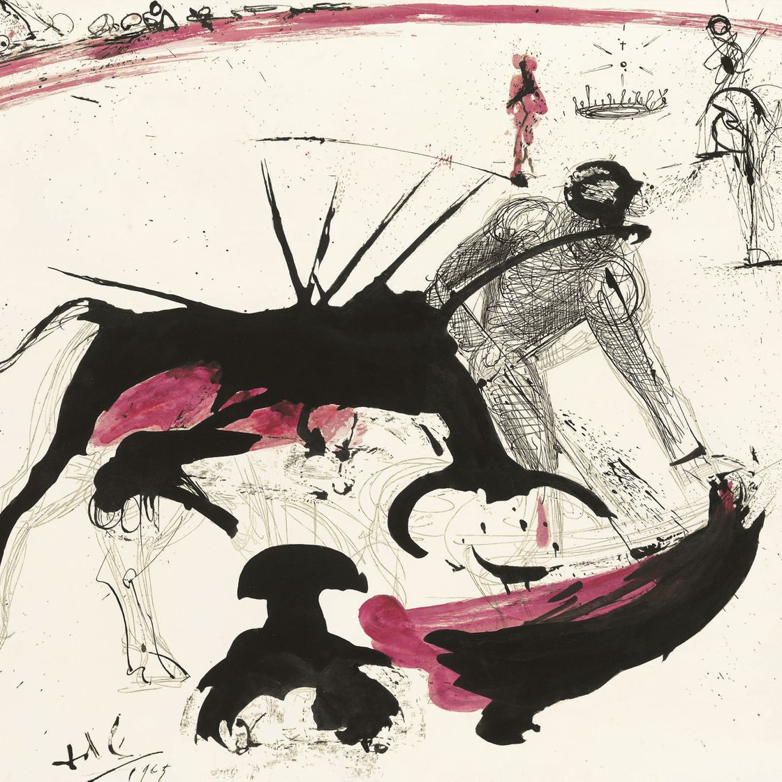Salvador Dalí — Бой быков №3