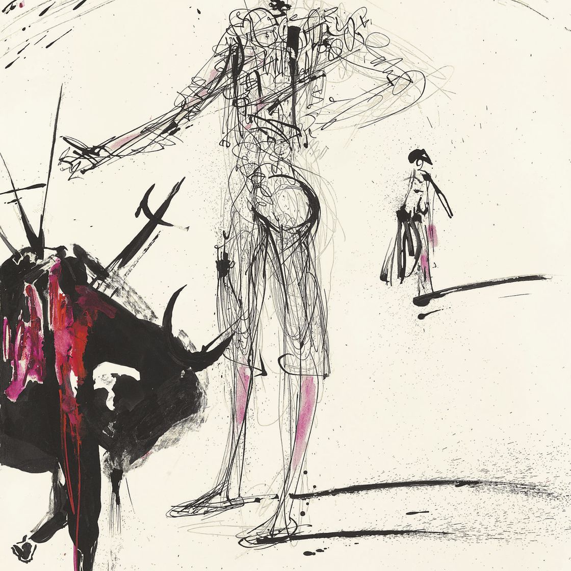 Salvador Dalí — Бой быков №4