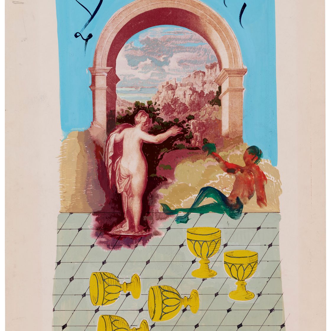 Salvador Dalí — Ключ (5) к разгадке тайны, проект для создания новой карты "Вселенная Таро Сальвадора Дали"