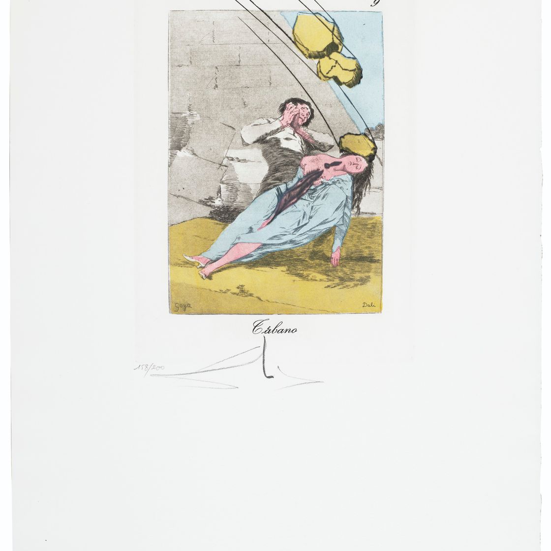 Salvador Dalí — "Капризы Гойи" Сальвадора Дали, Женева, Берггрюэн/Международные графические издания, 1977, изображение 13