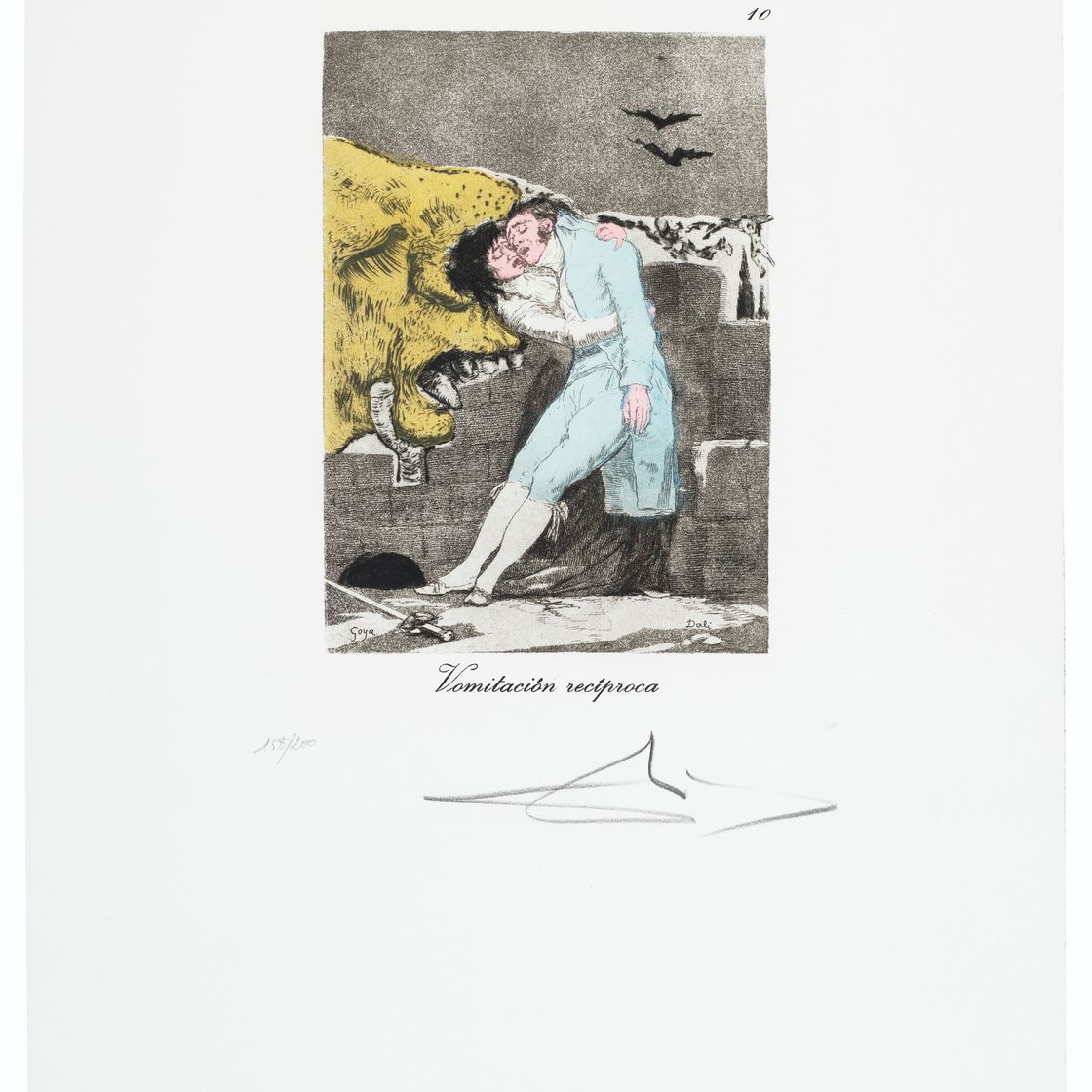 Salvador Dalí — "Капризы Гойи" Сальвадора Дали, Женева, Берггрюэн/Международные графические издания, 1977, изображение 14
