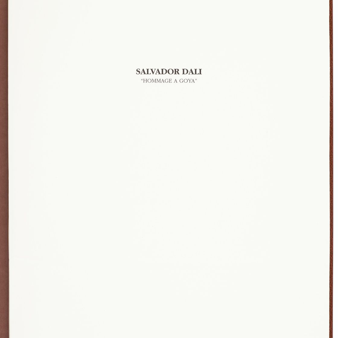 Salvador Dalí — "Капризы Гойи" Сальвадора Дали, Женева, Берггрюэн/Международные графические издания, 1977, изображение 3
