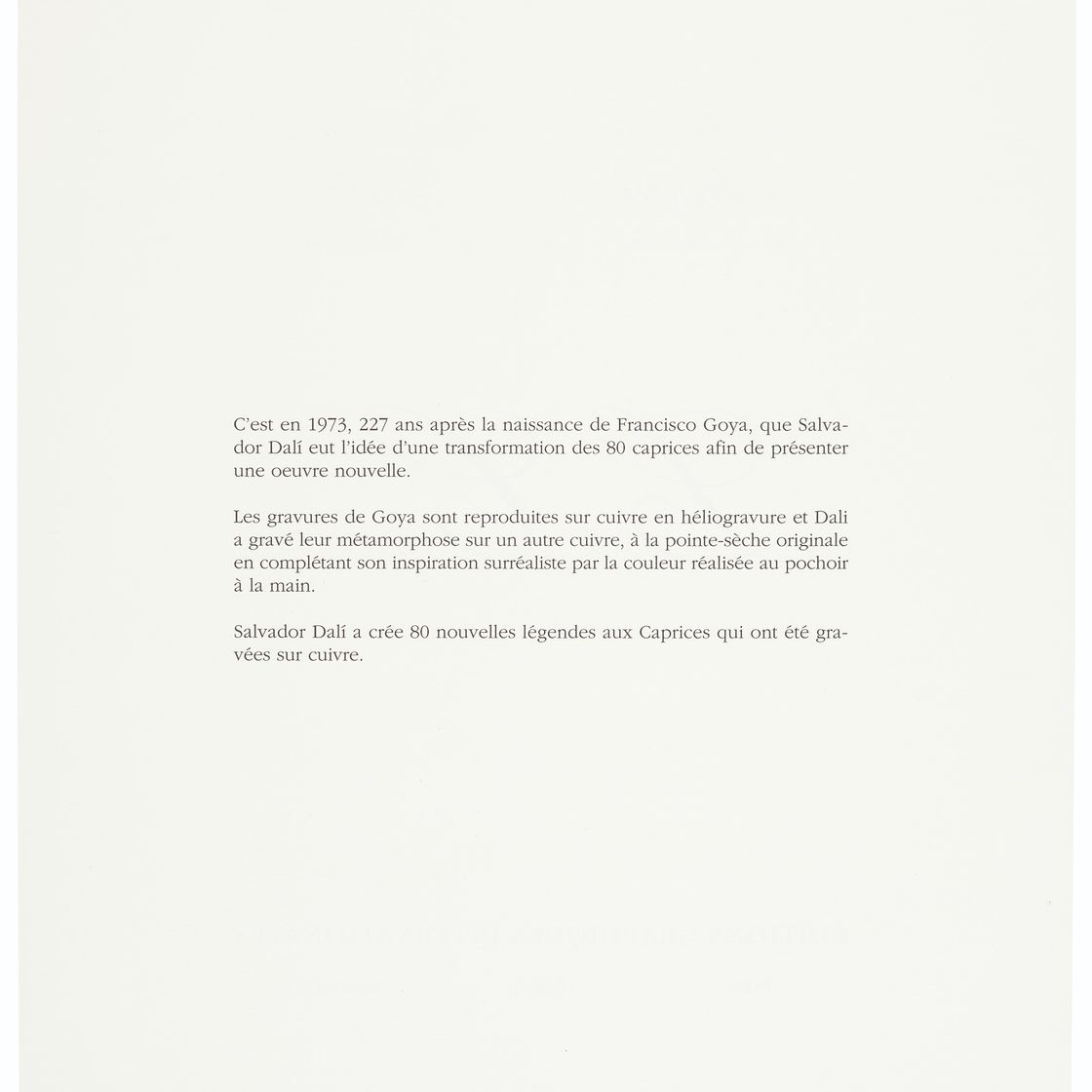 Salvador Dalí — "Капризы Гойи" Сальвадора Дали, Женева, Берггрюэн/Международные графические издания, 1977, изображение 5