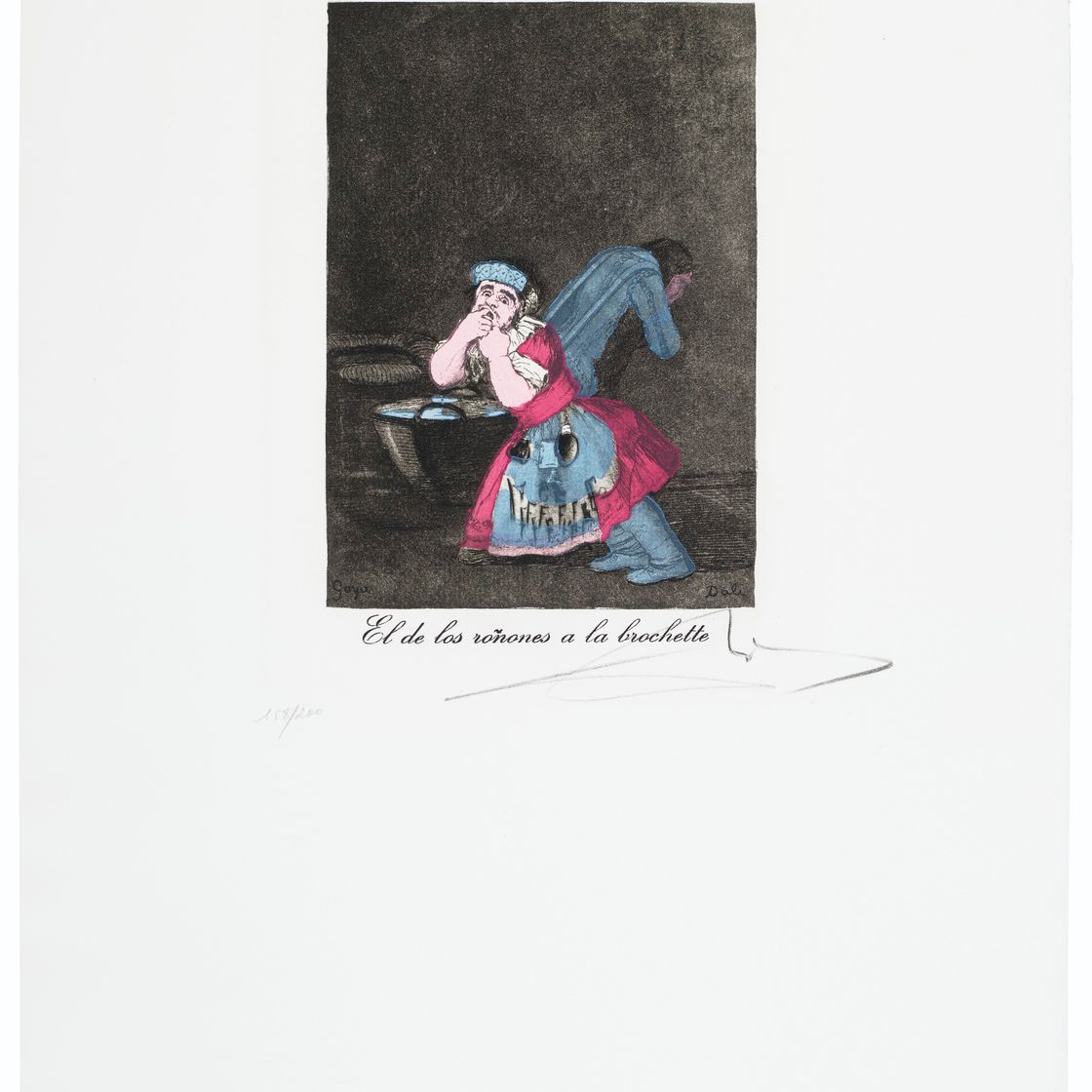 Salvador Dalí — "Капризы Гойи" Сальвадора Дали, Женева, Берггрюэн/Международные графические издания, 1977, изображение 8