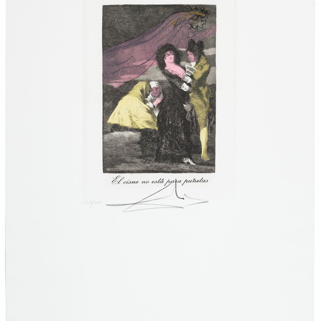 Salvador Dalí — "Капризы Гойи" Сальвадора Дали, Женева, Берггрюэн/Международные графические издания, 1977, изображение 9